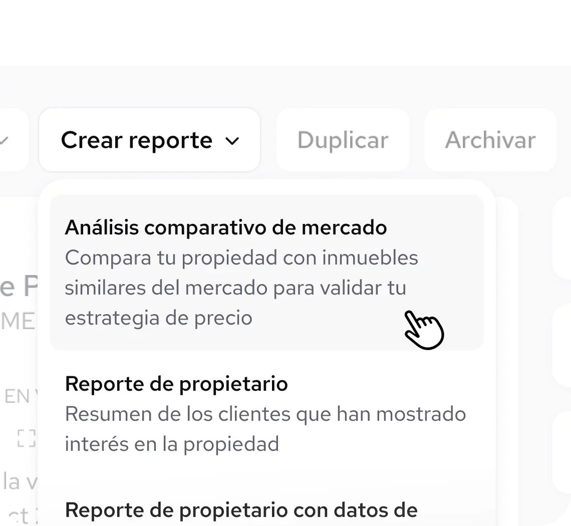 Estimación de valor en un clic