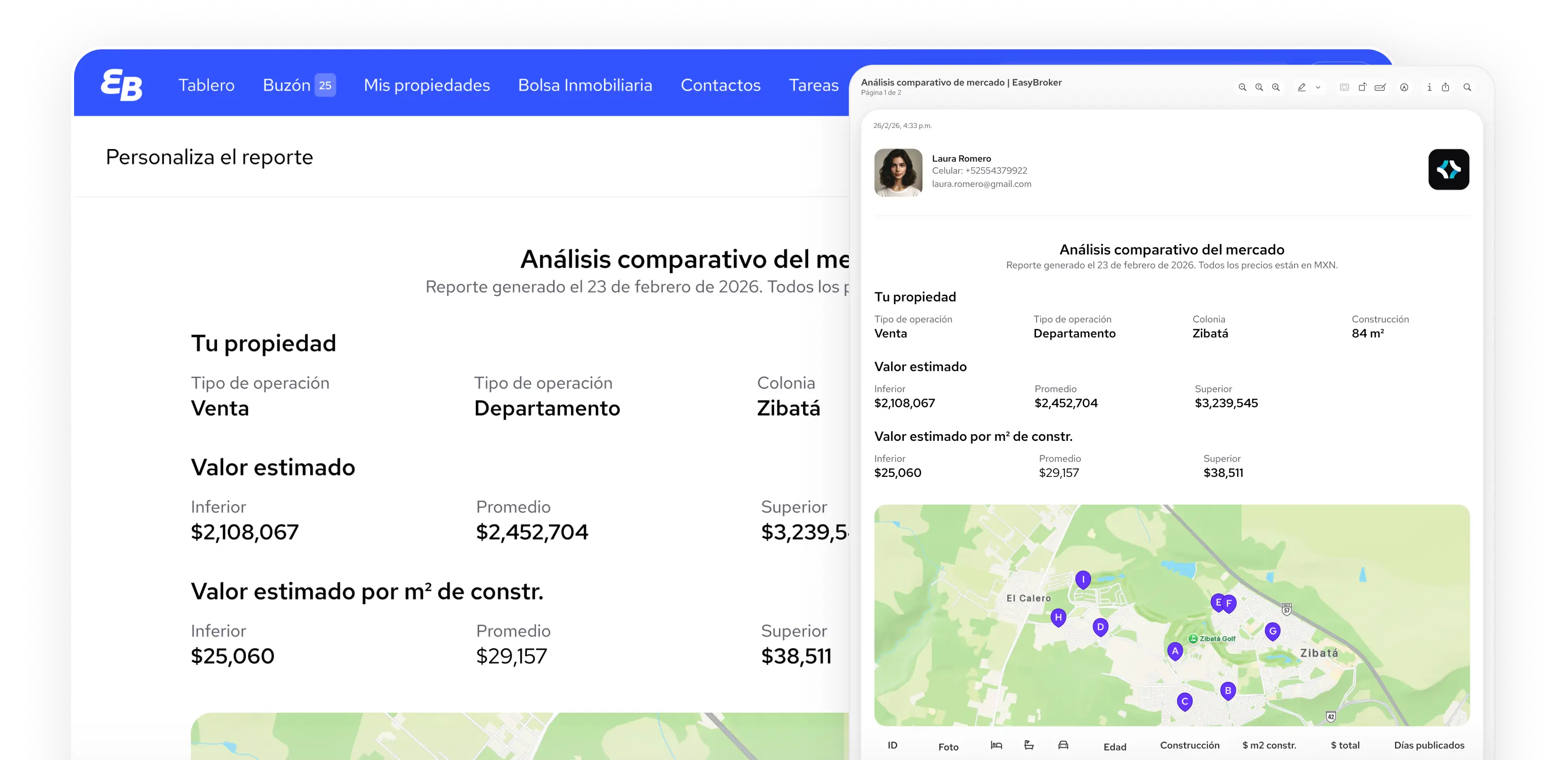 Consulta, analiza y comparte