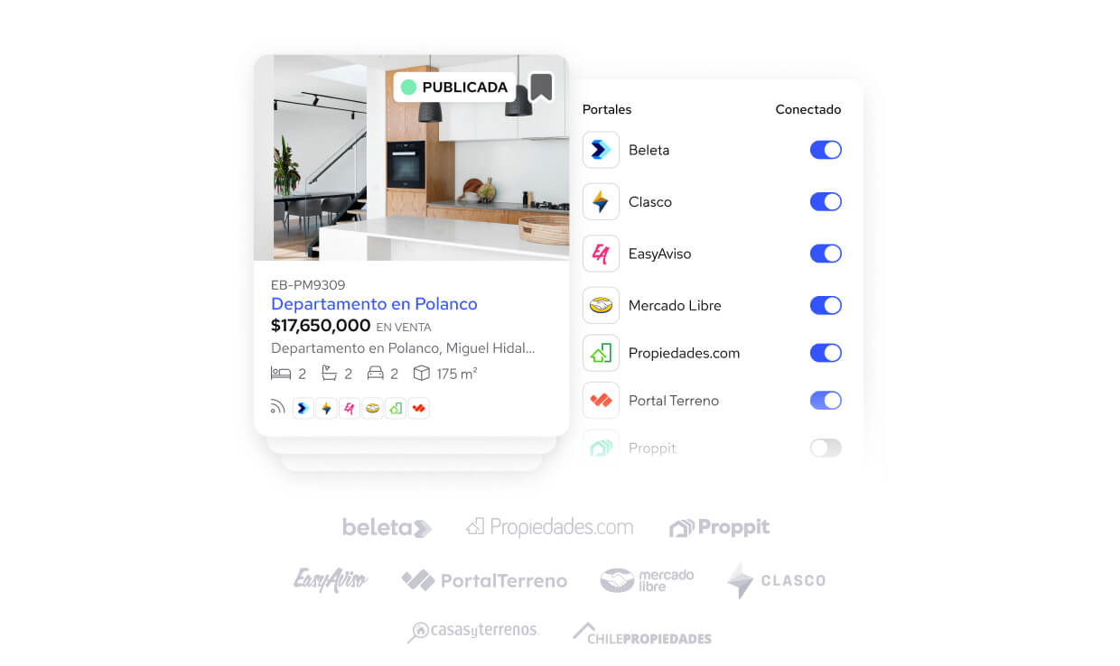 Publica tus anuncios en la <b>Bolsa Inmobiliaria</b> de EasyBroker