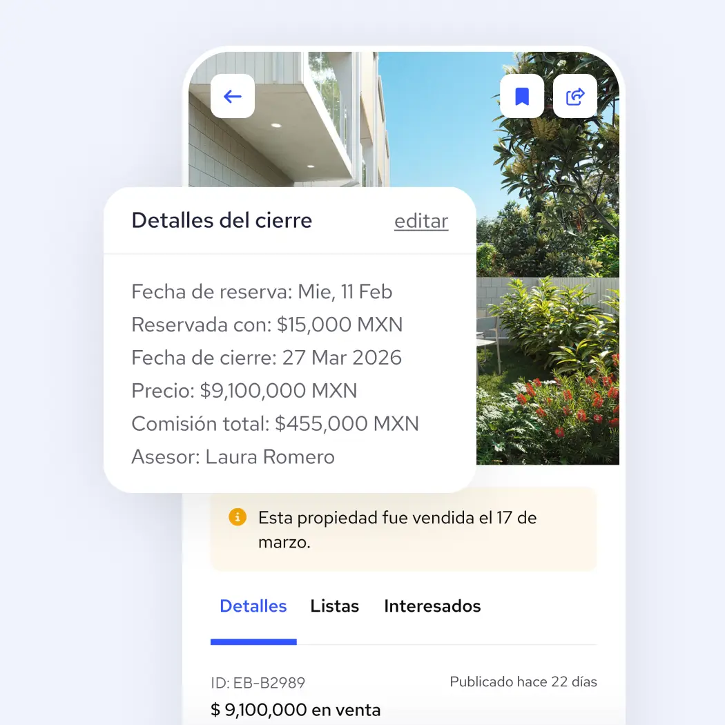 Controle de fechamentos e comissões