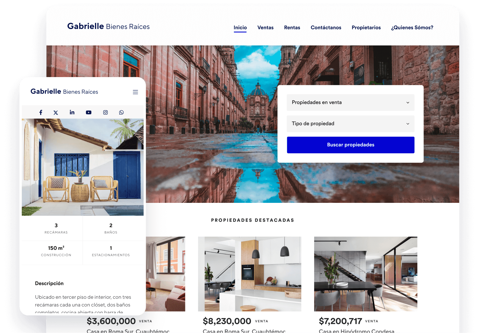 Create your real estate website